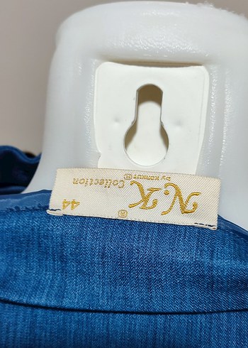 #Mavi Kot Kumaş Kadın Kemer trençkot - Görsel 6