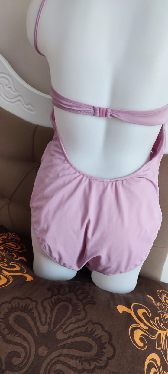 Pembe Drapeli Strappy Bohem Mayo - Görsel 2