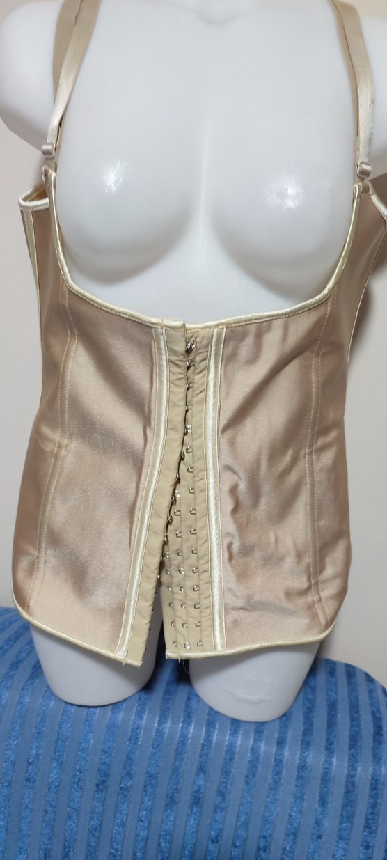 #Korse Bej Parlak Hemşire Korsesi Midi Boy - Görsel 2