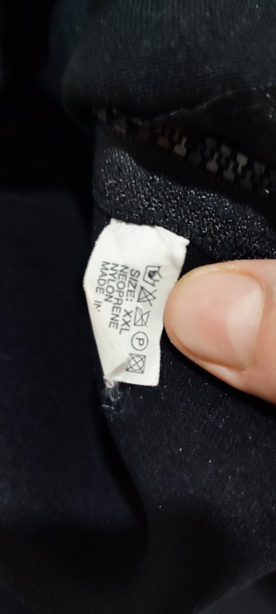 #Termal Termal Siyah Fermuarlı Mini  Şort - Görsel 2