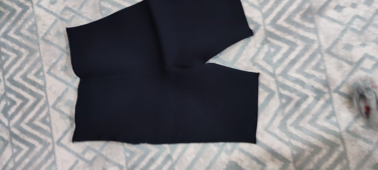 #Termal Termal Siyah Fermuarlı Mini  Şort - Görsel 3