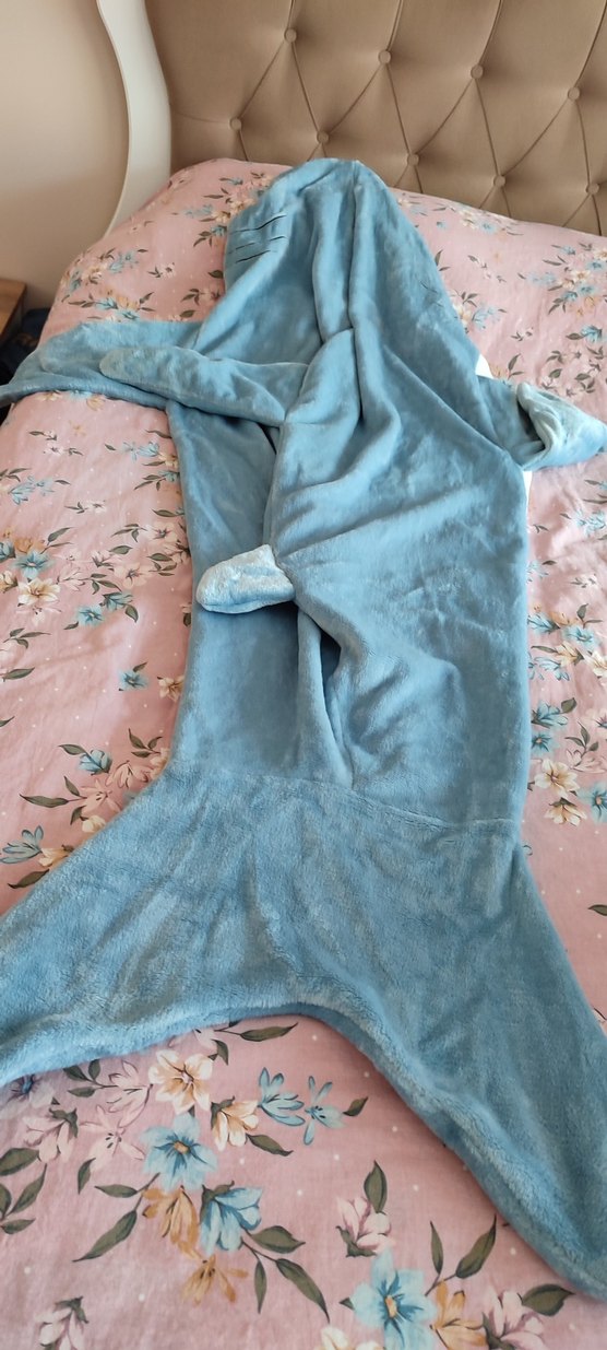 #tulum Mavi Köpekbalığı  Battaniyesi - Görsel 4