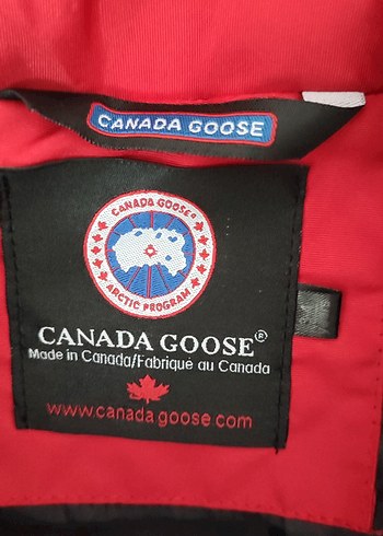 #CANADA GOOSE Kürklü Kırmızı Erkek Çocuk Kaban - Görsel 4