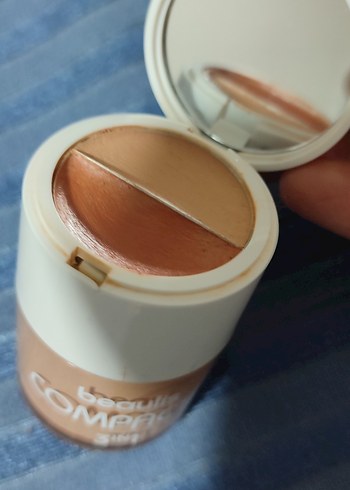 #gratis Bej 3'ü 1 Arada Fondöten, Kapatıcı ve Allık - Görsel 4