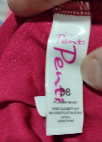 #Mayo Kolsuz Kırmızı Kadın Mayo - Görsel 3