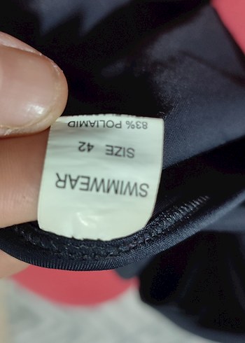 #Mayo Siyah Gösterişli Midi Kadın Mayo - Görsel 4