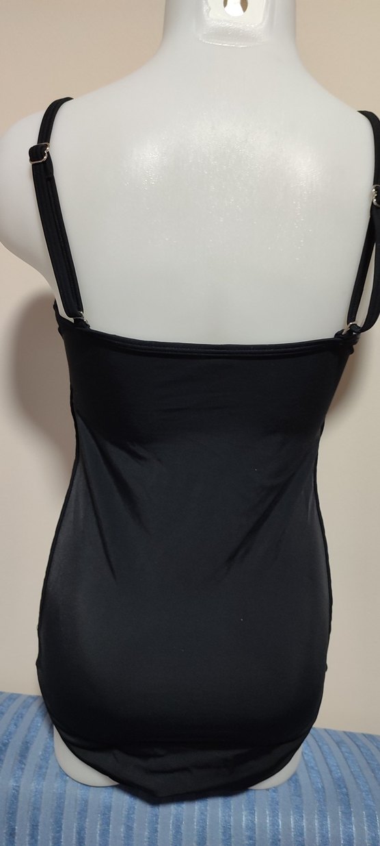 #Mayo Siyah Gösterişli Midi Kadın Mayo - Görsel 3