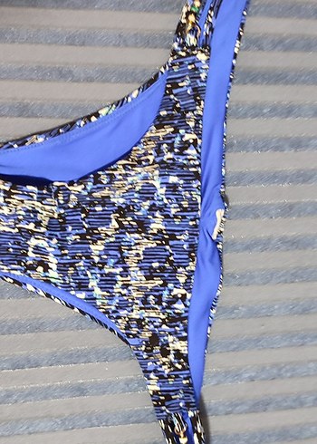 #Mayo alt Mavi Bağcıklı Kadın Bikini Altı - Görsel 4