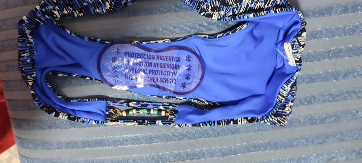 #Mayo alt Mavi Bağcıklı Kadın Bikini Altı - Görsel 5