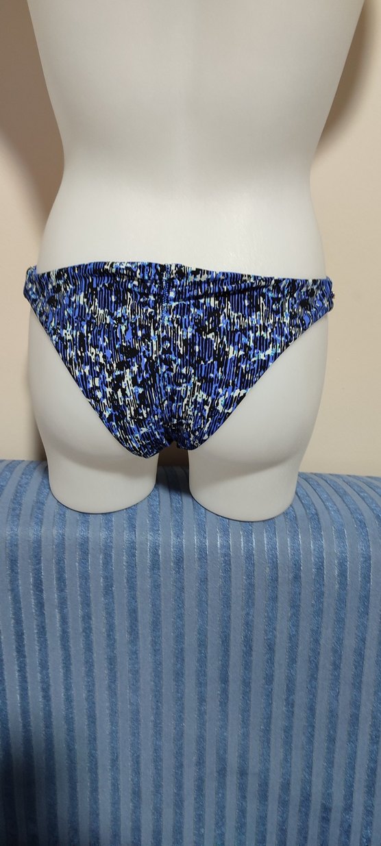 #Mayo alt Mavi Bağcıklı Kadın Bikini Altı - Görsel 3