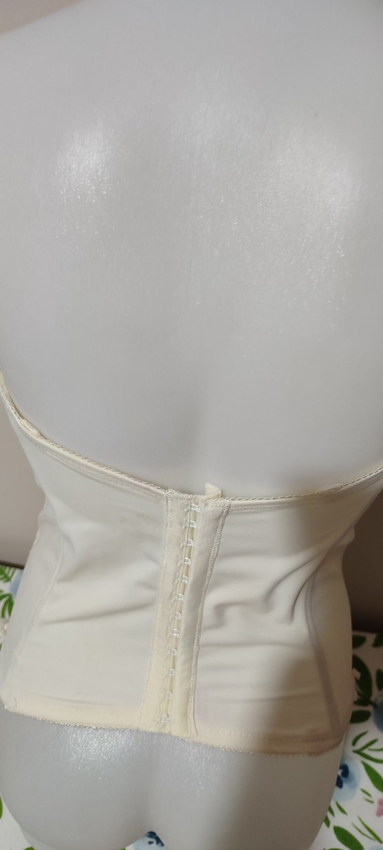 #Beyaz Vintage Mini Dantel Büstiyer - Görsel 3