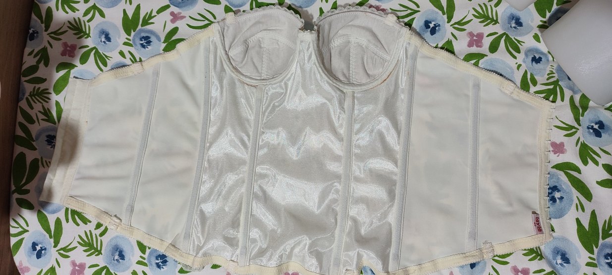 #Beyaz Vintage Mini Dantel Büstiyer - Görsel 5