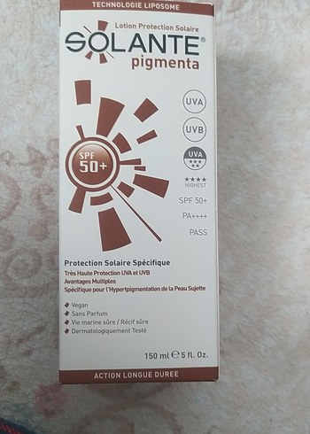 Solante Pigmenta SPF 50+ Uzun Süreli Güneş Koruyucu - Görsel 3