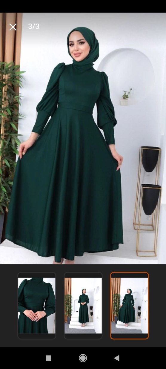 Uzun Siyah Gotik Yüksek Yaka Kadın Abiye - Görsel 3