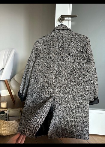 Gri Mini Blazer Elbise - Görsel 11