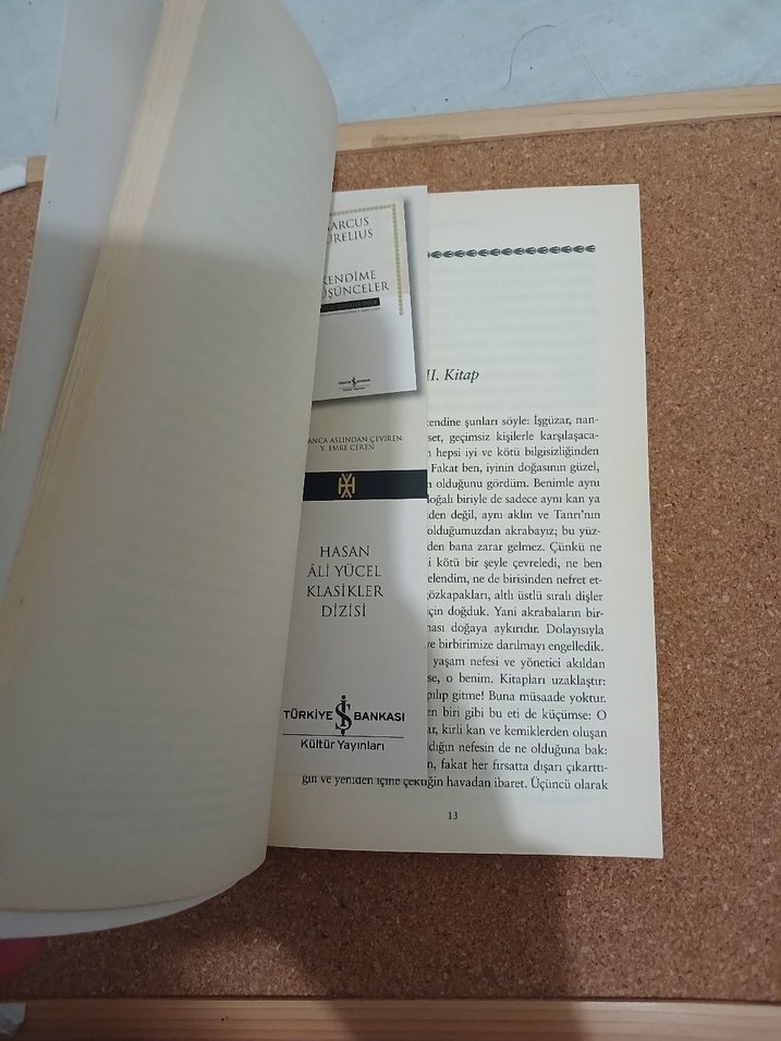 Kendime Düşünceler - Marcus Aurelius iş bankası kitap hasan ali - Görsel 2