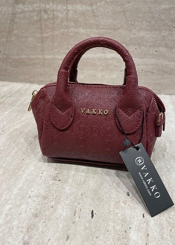 Vakko Bordo Deri Kadın Çanta - Görsel 2