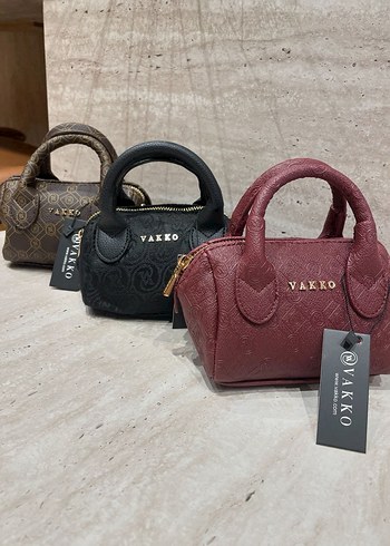 Vakko Bordo Deri Kadın Çanta - Görsel 3