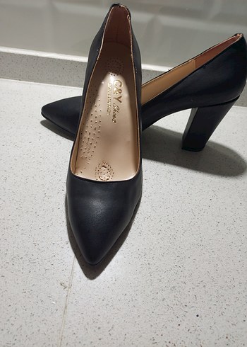 Tokalı Siyah Kadın Topuklu Stiletto - Görsel 3