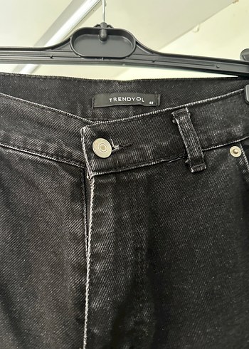 xl Beden siyah Renk Siyah Normal Boy Kadın Denim Pantolon