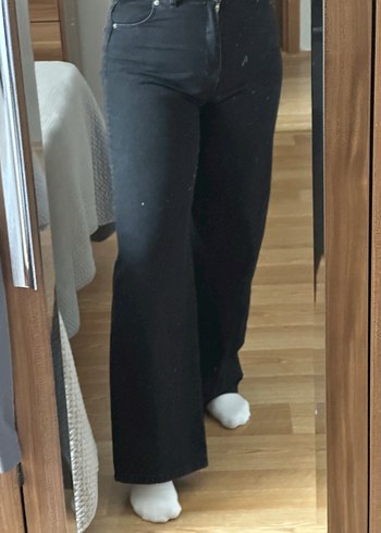 xl Beden Siyah Normal Boy Kadın Denim Pantolon