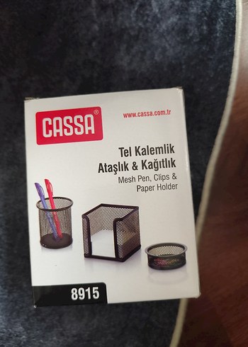 2 Set sıfır Siyah Metal 5 Parça Masaüstü Düzenleyici Seti - Görsel 5