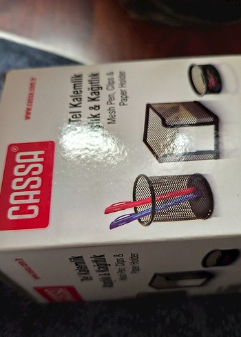 2 Set sıfır Siyah Metal 5 Parça Masaüstü Düzenleyici Seti - Görsel 6