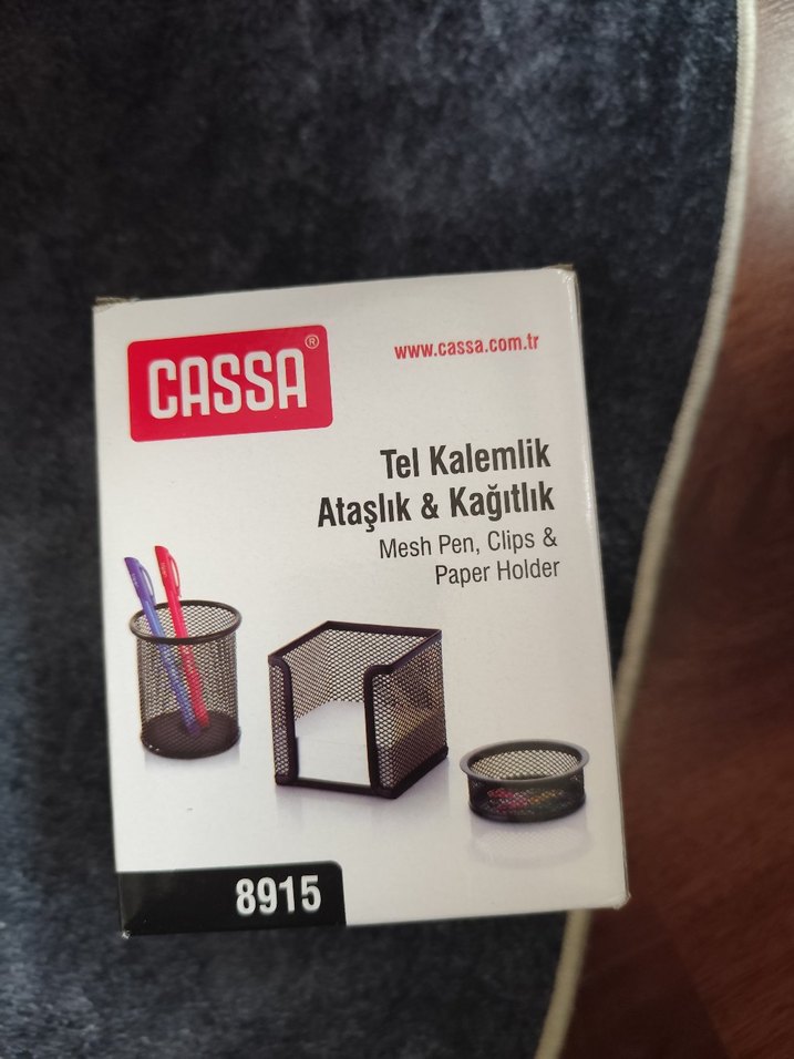 2 Set sıfır Siyah Metal 5 Parça Masaüstü Düzenleyici Seti - Görsel 5