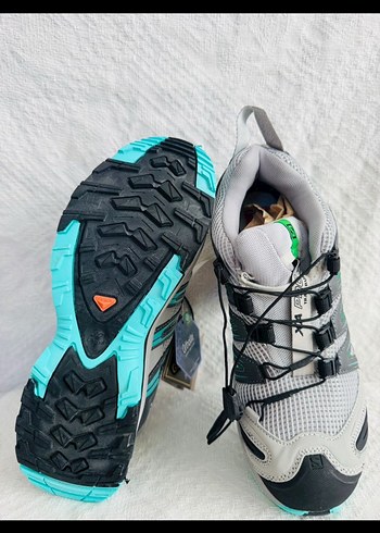 Gri Salomon Erkek Spor Ayakkabı Velcro - Görsel 9