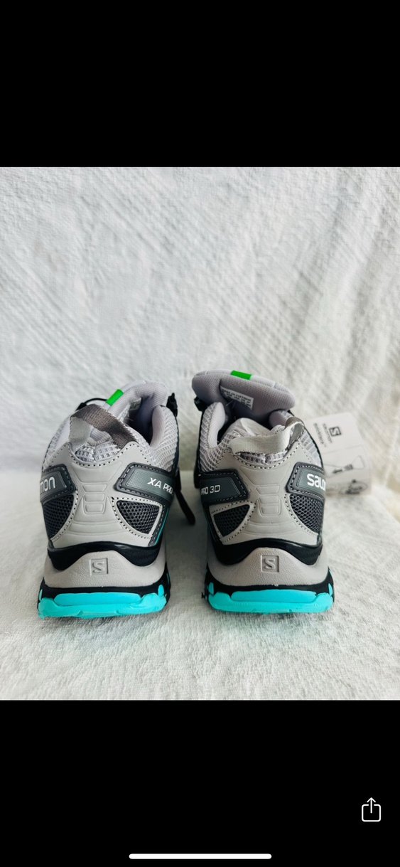 Gri Salomon Erkek Spor Ayakkabı Velcro - Görsel 4