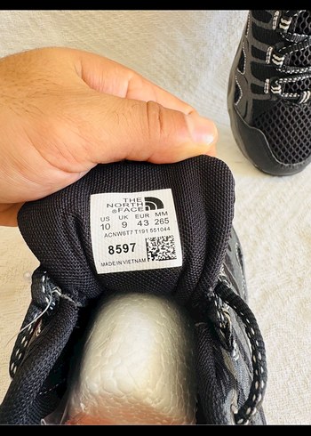 Erkek Siyah Outdoor Spor Ayakkabı Velcro - Görsel 8