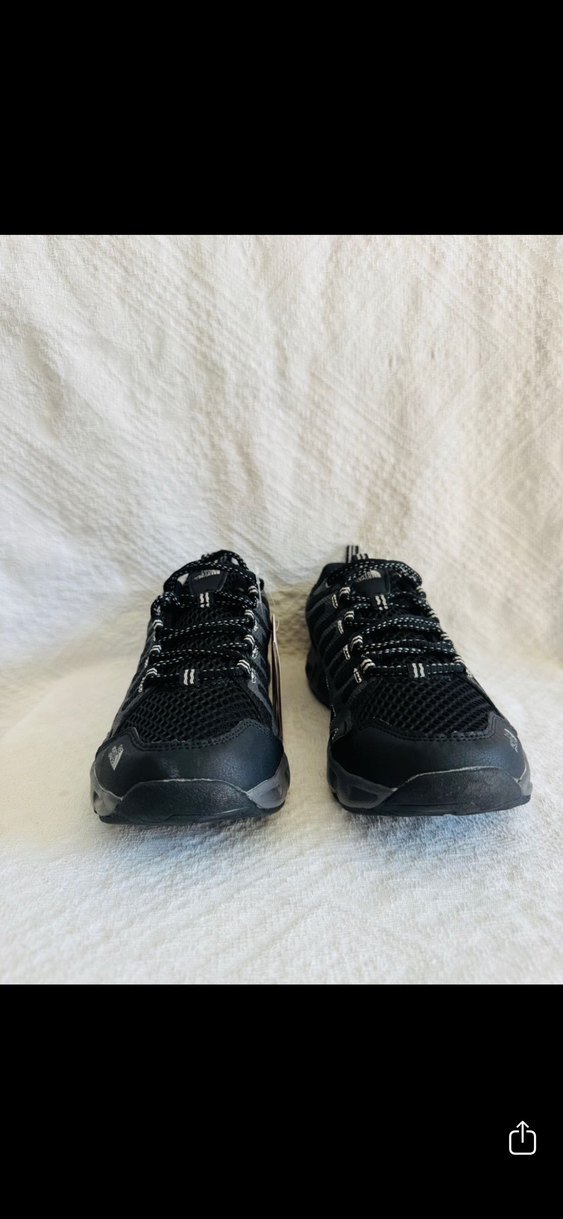 Erkek Siyah Outdoor Spor Ayakkabı Velcro - Görsel 2