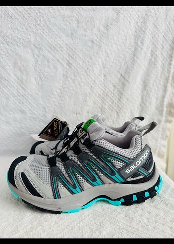 Salomon Gri Erkek Spor Ayakkabı Velcro - Görsel 3