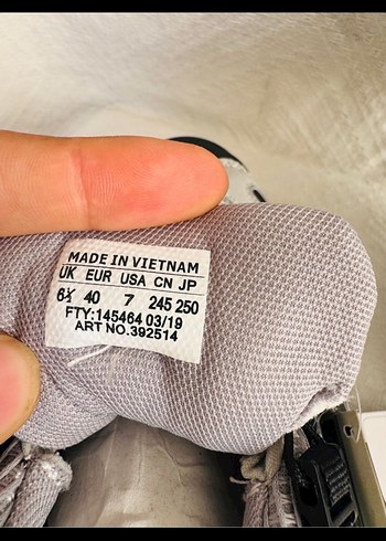 Salomon Gri Erkek Spor Ayakkabı Velcro - Görsel 9