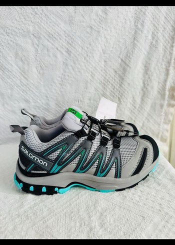 Salomon Gri Erkek Spor Ayakkabı Velcro - Görsel 5