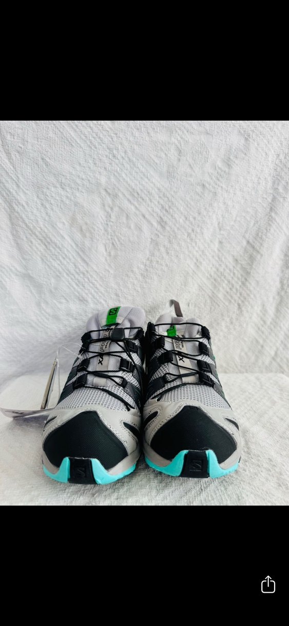 Salomon Gri Erkek Spor Ayakkabı Velcro - Görsel 2