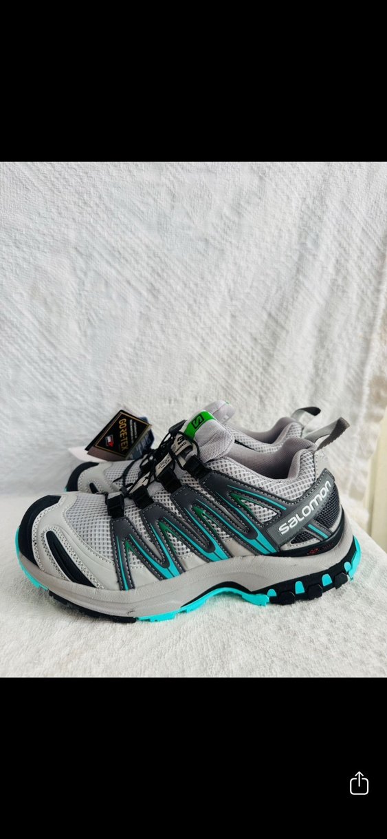 Salomon Gri Erkek Spor Ayakkabı Velcro - Görsel 3