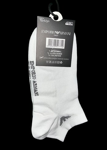 Emporio Armani Bambu Patik Çorap 6 ADET - Görsel 3