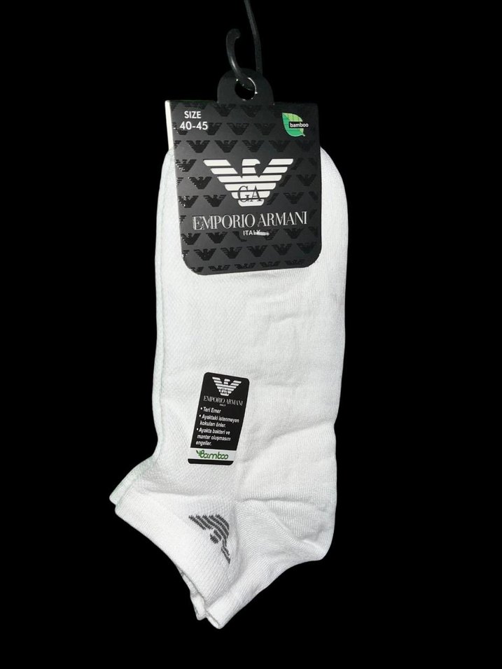 Emporio Armani Bambu Patik Çorap 6 ADET - Görsel 2