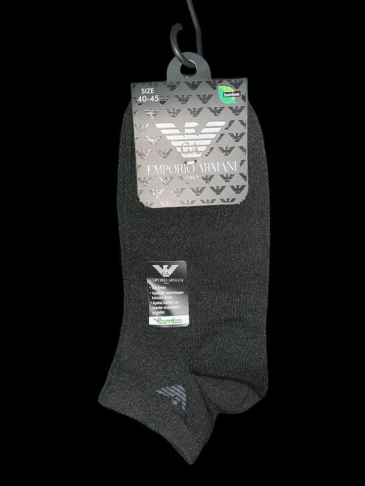 Emporio Armani Bambu Patik Çorap 6 ADET - Görsel 4