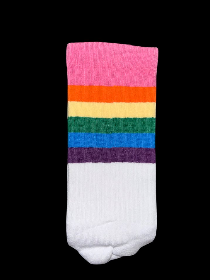 4 ÇİFT BEYAZ KOLEJ ÇORAP - Görsel 2