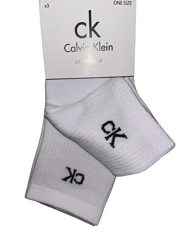 6 ÇİFT CALVIN KLEIN PATİK ÇORAP - Görsel 5