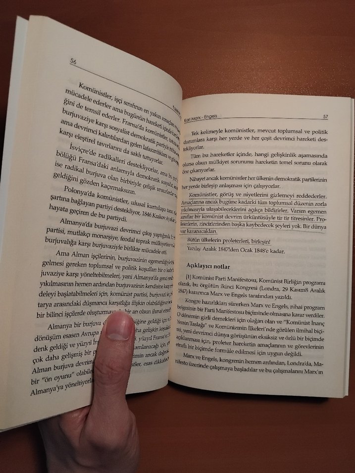 Komünist Manifesto - Karl Marx & Friedrich Engels - Görsel 3