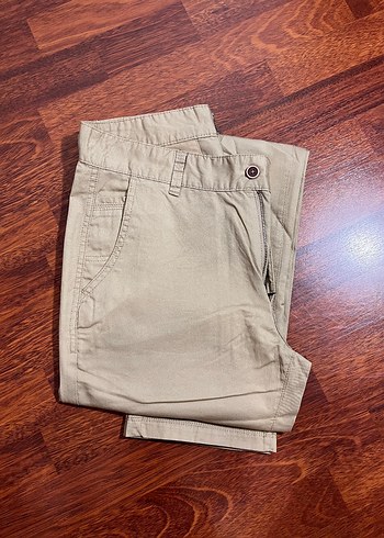 Bej Regular Fit %100 Pamuk Erkek Pantolon - Görsel 2