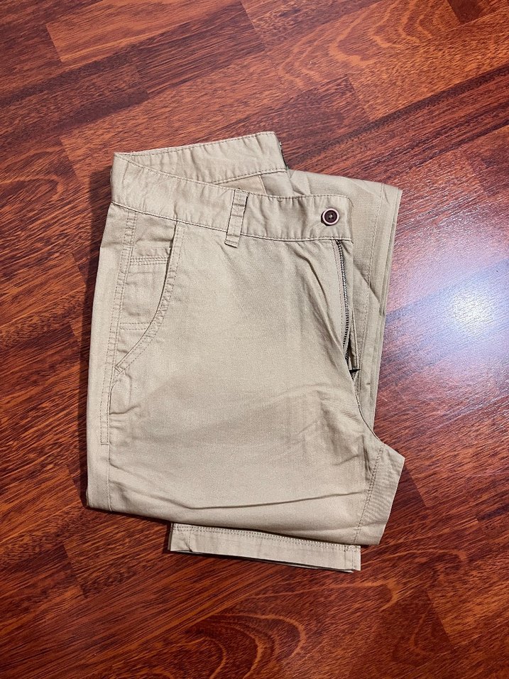 Bej Regular Fit %100 Pamuk Erkek Pantolon - Görsel 2