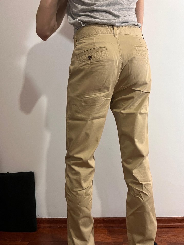 Bej Regular Fit %100 Pamuk Erkek Pantolon - Görsel 5