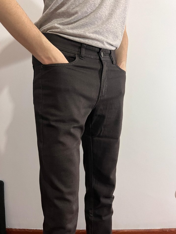 Kahverengi Erkek Denim Pantolon - Görsel 5