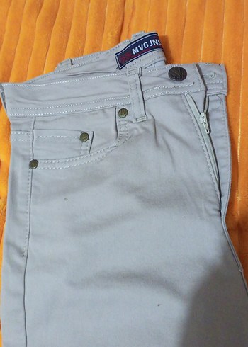 Bej Denim Pantolon Regular Fit - Görsel 2