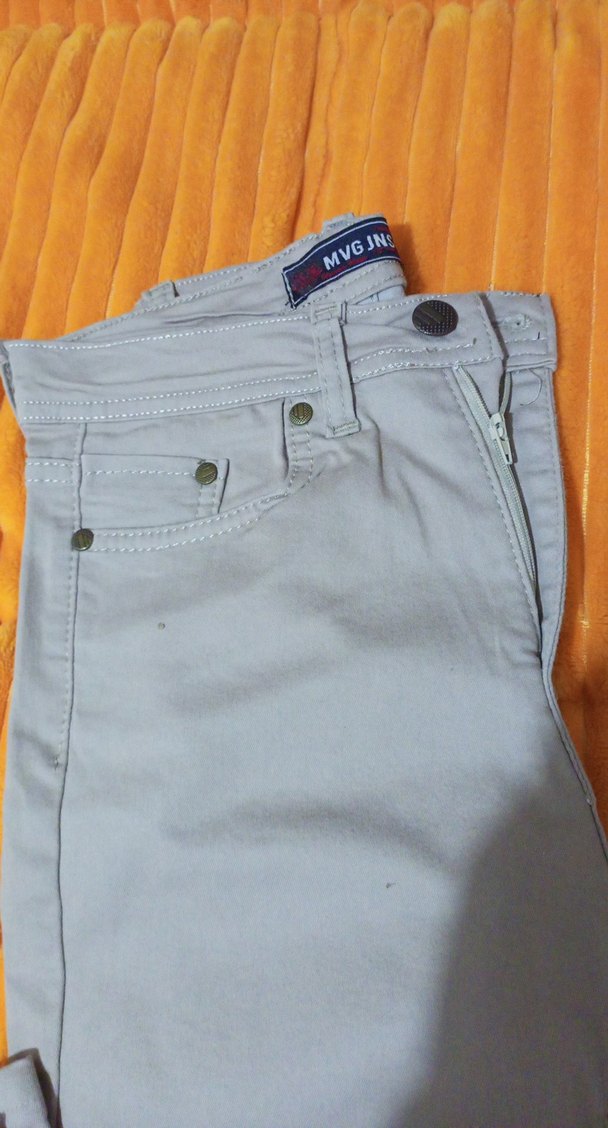 Bej Denim Pantolon Regular Fit - Görsel 2