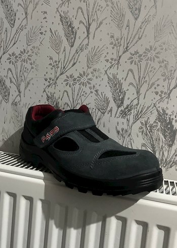 Gri Erkek Outdoor Ayakkabı Velcro Bantlı - Görsel 3